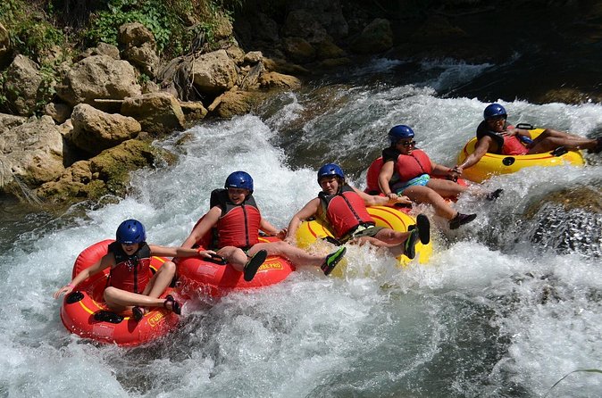 River Rapids River Tubing Adventure Tour from Falmouth - From river tube to private beach