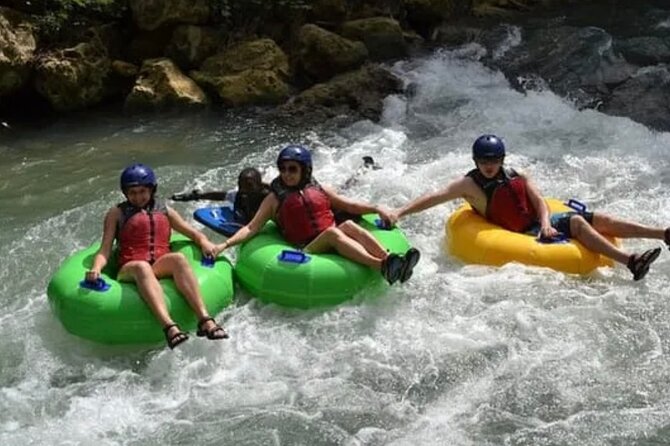 River rapids tubing rafting kayaking and beach Adventure - Private beach time after the rapids