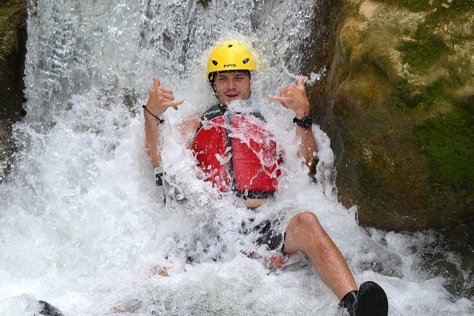 River Rapids Waterfalls Rafting and Beach Adventure - Bengal Bay is the reward at the end