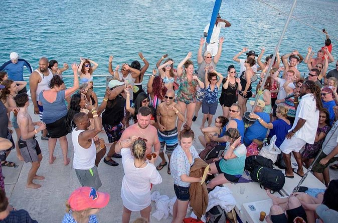 Shared Dunn's River Falls Snorkel Cruise with Music, Open Bar from Runaway Bay - Arriving at Dunn’s River Falls by sea