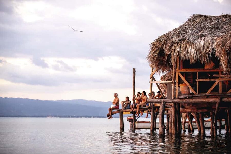 Shared or Private FD Appleton Rum, YS Falls & Pelican Bar - The boat to Pelican Bar is part of the attraction