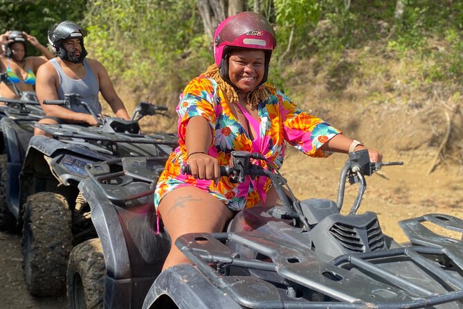 Skip the line ATV Mud and Bush Trail - The ride begins with Jamaica’s mountain countryside