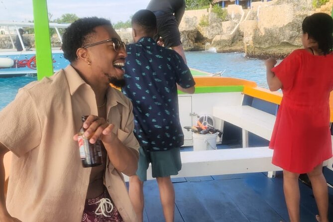 Sunset Booze Cruise in Negril - Watching the sun set from the water