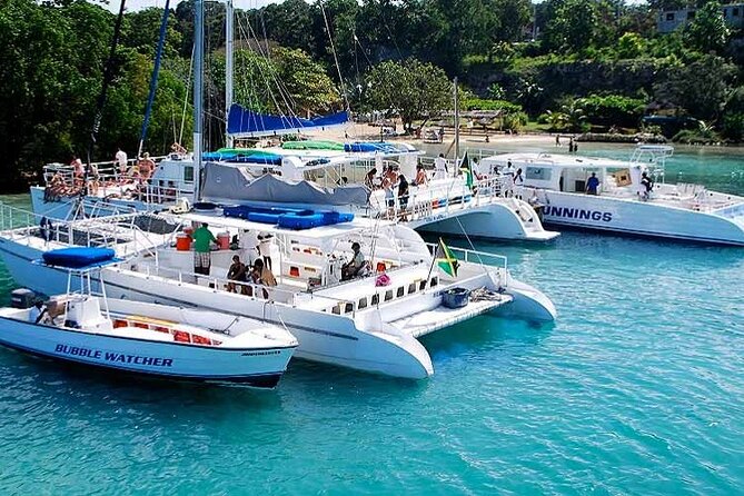 Sunset Catamaran cruise, Snorkeling and Rick's Cafe from Mobay - Key points at a glance
