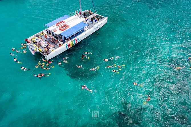 Sunset Catamaran cruise, Snorkeling and Rick's Cafe from Mobay - Rick’s Cafe adds cliff jumping and a famous view