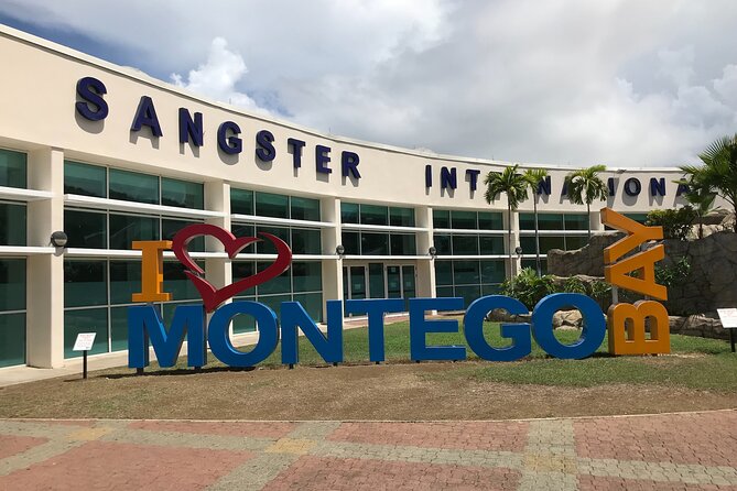 VIP Luxury Montego Bay Airport Transfer to Montego Bay/ Falmouth - Meeting Damion at Montego Bay Airport