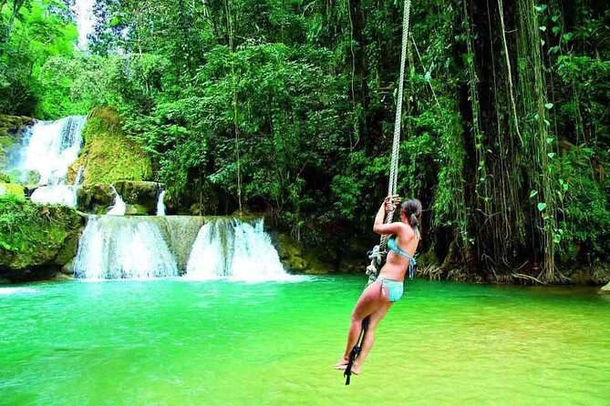 YS Falls and Black River Safari South Coast from Negril Jamaica - Cruising the Black River for crocodiles and birds