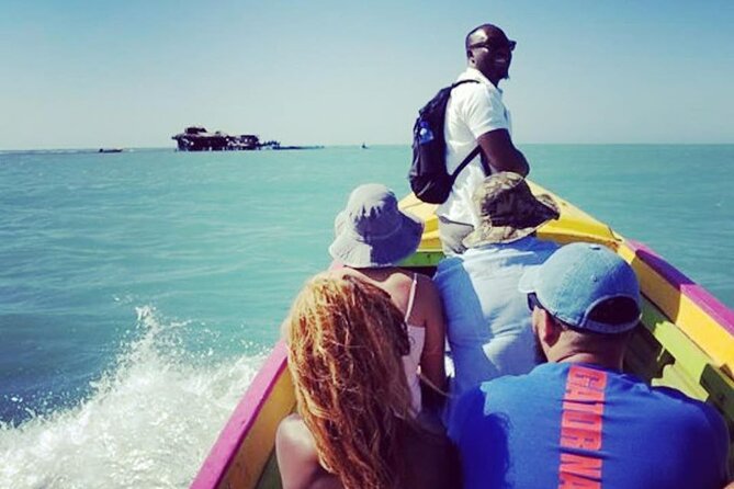 YS Falls, Black River Safari, Appleton Rum Tour OR Pelican Bar (Choose Up to 3) - Floyd’s Pelican Bar: a boat ride to a driftwood landmark