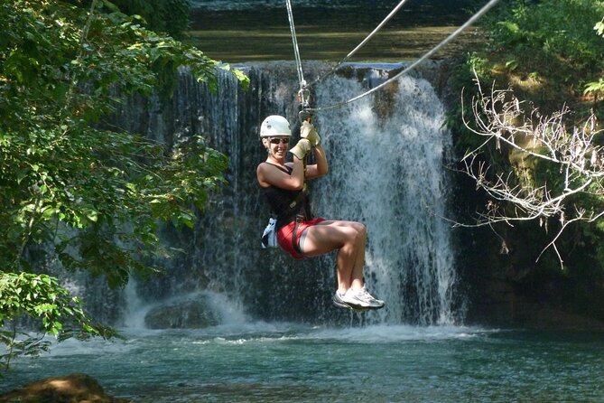 Zip-lining/Horseback Rides/Cat & Atv Inclusive Act with Transpo From Montego Bay - Ziplining adds a fast finish or a quick jolt