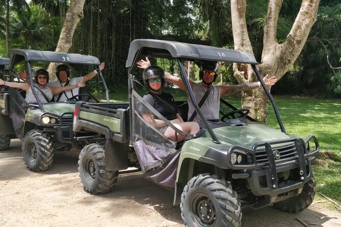 Zipline, Horseback Ride and Swim and Quad ATV bike in Negril - Chukka Outpost Sandy Bay and the zipline finish